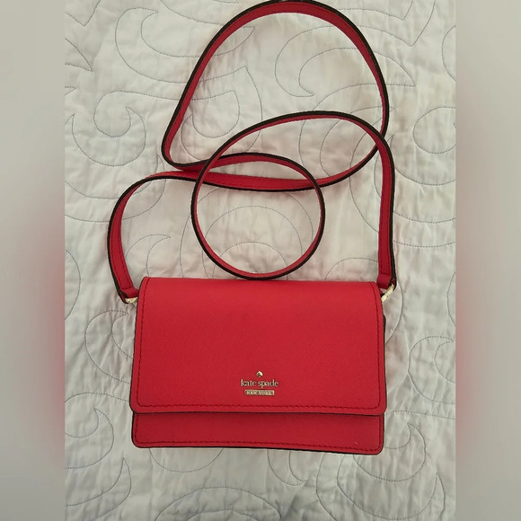 Kate Spade Cameron Street Red Crossbody Mini Handbag - Picture 7 of 7